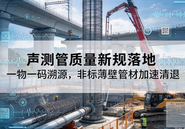 肇州声测管质量新规落地，一物一码溯源，非标薄壁管材加速清退